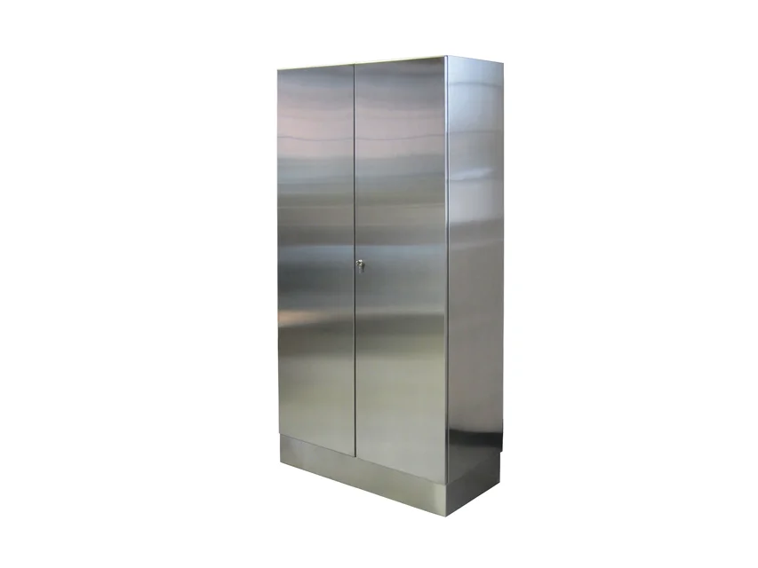 Dulap inox 2 uși 4 rafturi cabinet medical