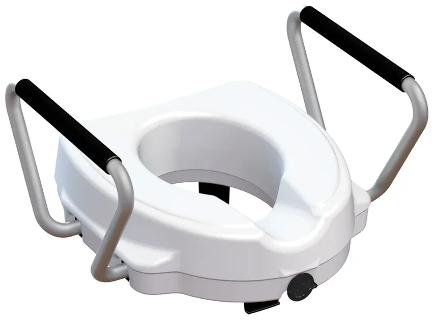 Inaltator WC cu brate fixe 12.5 cm sprijin lateral pentru ridicare independenta