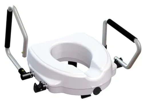 Inaltator WC cu brate rabatabile 12.5 cm pentru toaleta shared utilizare multipla