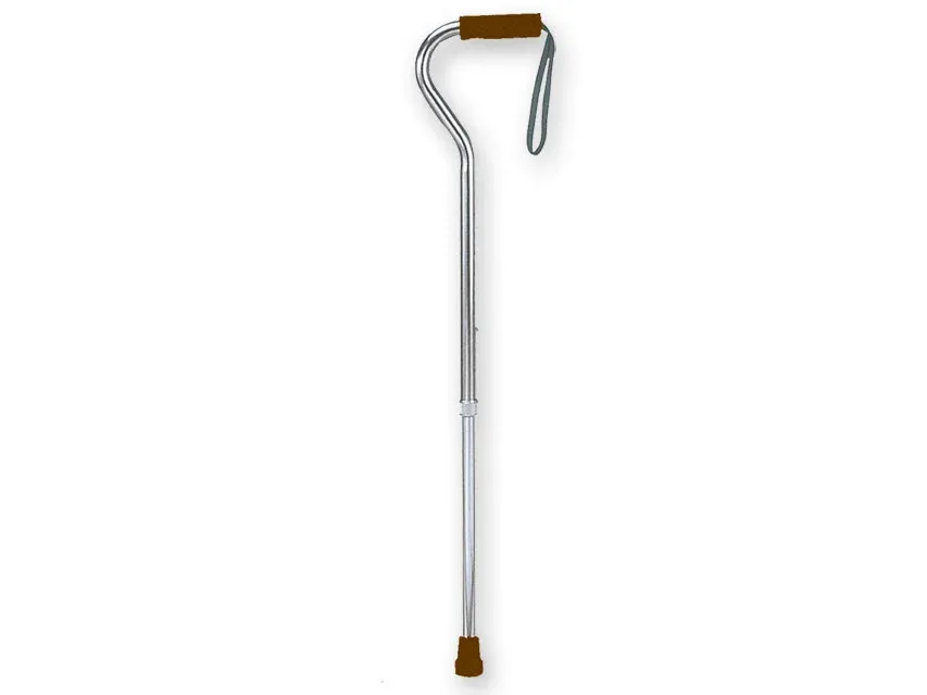 Baston aluminiu maner curbat bronze reglabil in inaltime pentru recuperare