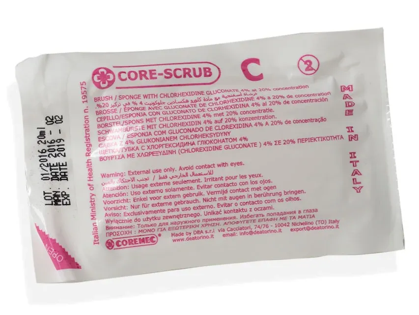 Trusa igiena spital curatarea mainilor clorhexidina set 30 bucati sterila