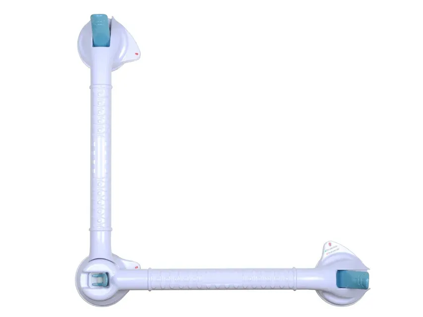 Maner dublu prindere sigura 929 mm inox pentru baie cadra dus ghidaj complet