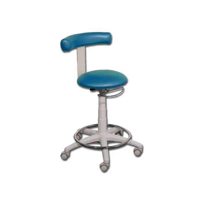 Scaun rotativ cu suport spate Stool pentru cabinet medical