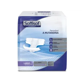 Scutec incontinenta urinara severa SOFFISOF banda adeziva absorbtie ridicata marimi M L XXL