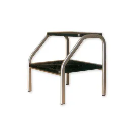 Scara Gima cu 2 trepte structura tub oval platforma antiderapanta inaltime ajustabila